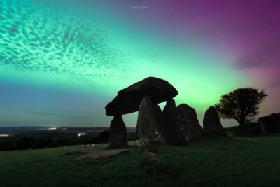 Pentre Ifan Burial Chamber Aurora